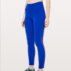 Lululemon Train Times 7/8 Size 8 - Royal Blue